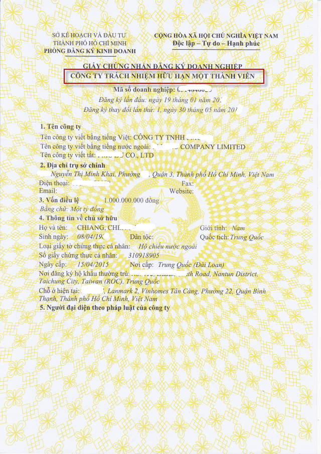 Register a new establishment of a one-member limited liability company owned by an organization